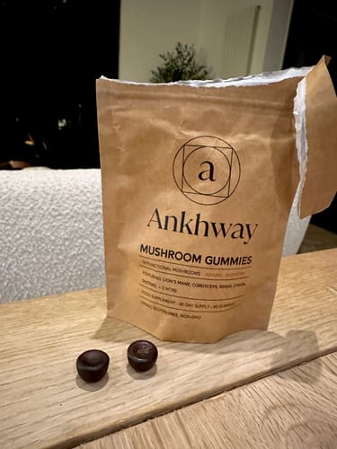 Customer photo review of Mushroom Gummies