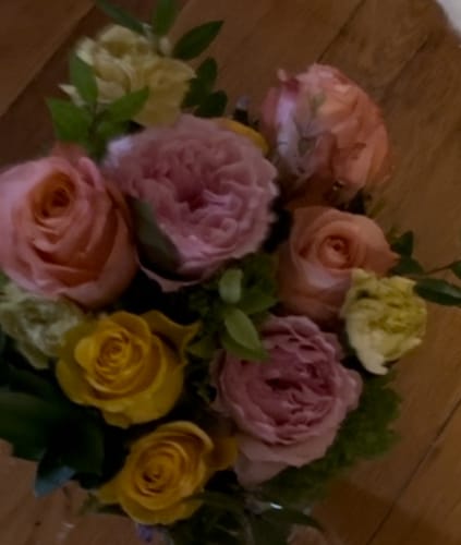 Customer photo review of Create your own bouquet