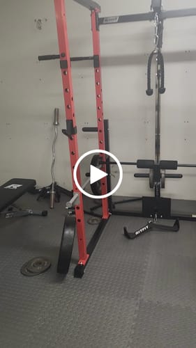 Customer video review of RitFit PPC02 Power Cage Home Gym Package with Optional LAT PullDown Attachment