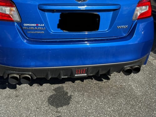 Customer photo review of 2011-24 Subaru WRX & STi F1 Rear Fog Lights