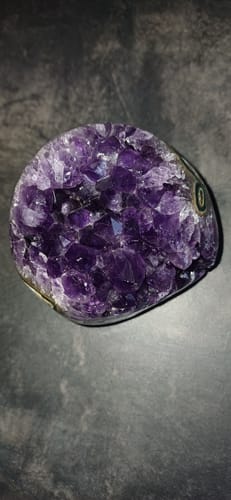 Customer photo review of Géode d'Améthyste
