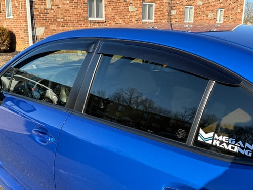 Customer photo review of Window Visors Sun/Rain Guards