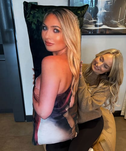 Customer photo review of Photo Pillow Cuddle Buddy - Custom Body Pillow