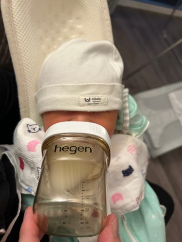 Customer photo review of Hegen Nipple Slow Flow, 2-Pack (1 to 3 months)