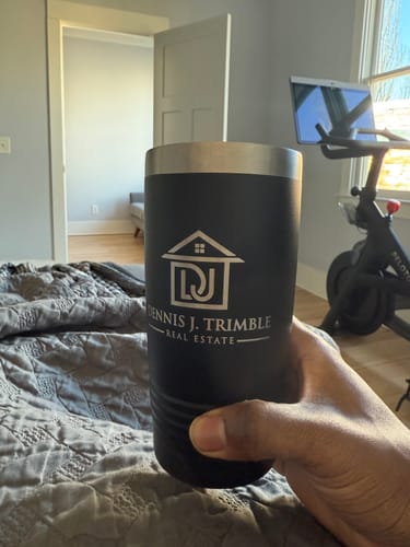 Customer photo review of (12) 20 oz. Custom Engraved Tumblers
