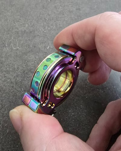 Customer photo review of Metal Spinner Ring by Kaiko