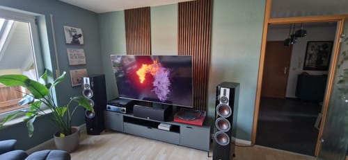 Customer photo review of Akustikpaneele Eiche Geräuchert - 240 cm x 60 cm