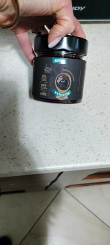 Customer photo review of KETOCIOK DARK 250G CREMA SPALMABILE NOCCIOLE IGP SENZA DOLCIFICANTI