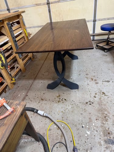 Customer photo review of Table Legs 423 Curva 28H Dining Furniture Legs