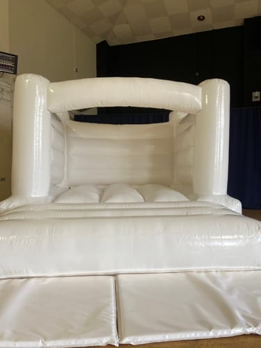 Customer photo review of Kids H Frame (Flat Top) Bouncy Castle