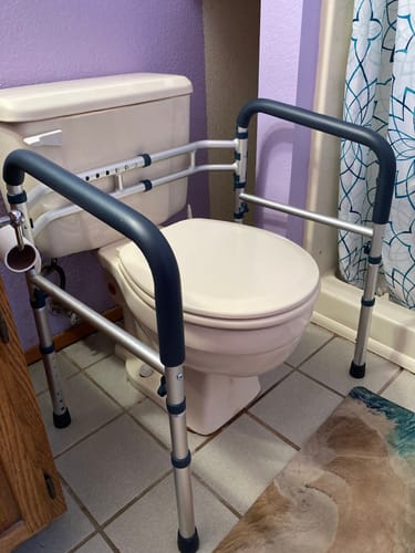 Customer photo review of Toilet Safety Rail (350lb)