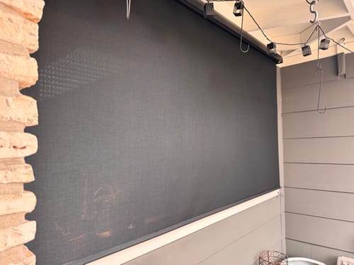 Customer photo review of SmartWings Motorized Outdoor Shades 1%/3%/5% Openness