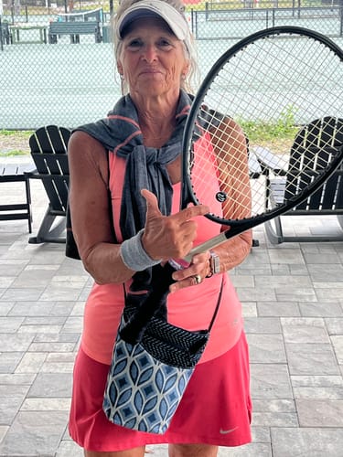 Customer photo review of NEW RTP SHOCKSORB DAMPENER V3 - The only dampener made for pain relief and performance.