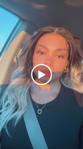 Customer video review of Outre Perfect Hairline Glueless Synthetic Hair 13X6 HD Lace Front Wig - MONIECE