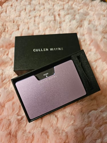 Customer photo review of Aluminum Cardholder