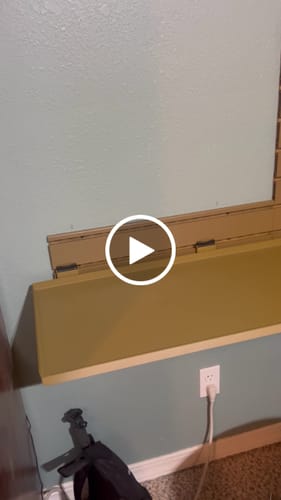 Customer video review of Wall Rack System - Folding Workbench (2 Sizes)