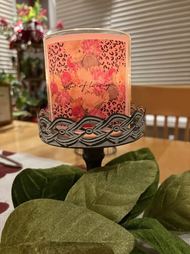 Customer photo review of Grateful Candle Featuring Kate Eliza