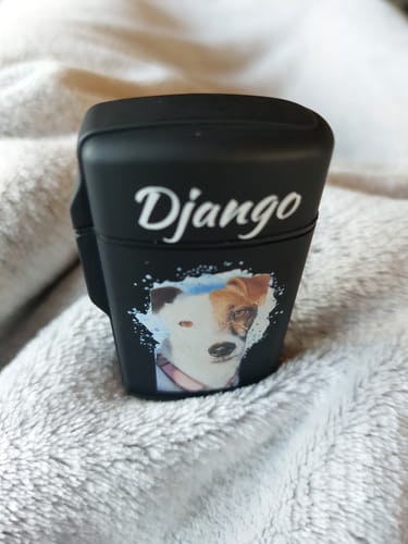 Customer photo review of Haustierportrait - Individuelles Sturmfeuerzeug