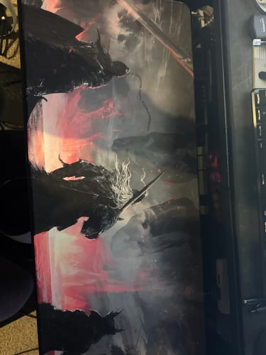 Customer photo review of Custom Size Mouse Pad