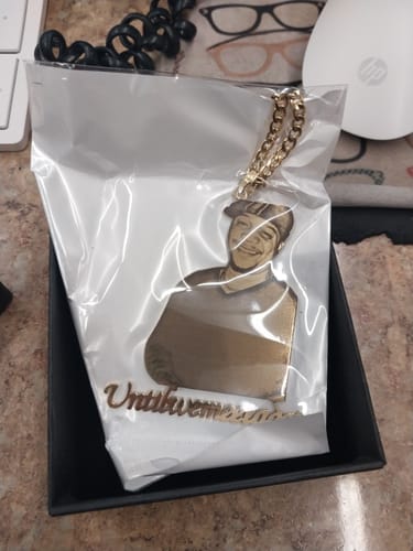 Ashlynn O. review of Custom Photo Engraved Pendant Necklace image 1 out of 1