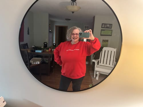 Customer photo review of Make Sure you Love You Unisex Sweatshirt