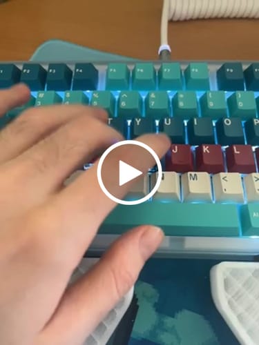 Customer video review of HMX GAME 1989 CLASSIC LINEAR SWITCH FACTORY LUBED EDITION (10PCS)