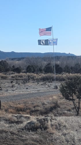 Customer photo review of Ultra Heavy Duty American Flag - 2-ply Polyester - Made In USA