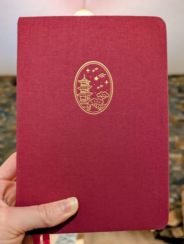 Customer photo review of Tsuki ‘Kyoto’ Limited Edition Bullet Journal ☾