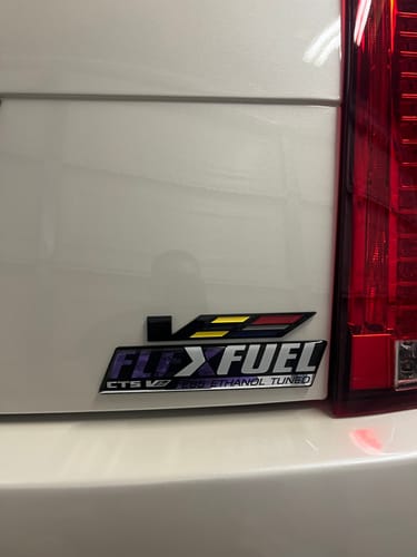 Customer photo review of CTS-V E85 Flex Fuel Badge