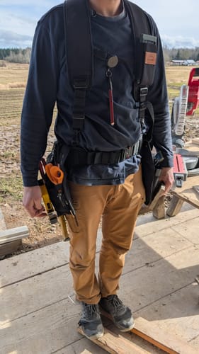 Customer photo review of Essential Low Profile Toolbelt