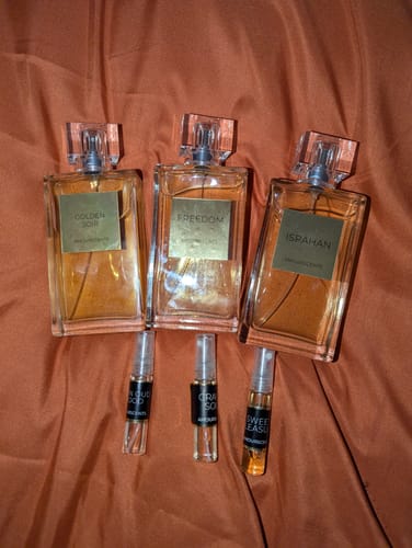 Customer photo review of X3 100ml Perfume Bundle + 3 FREE Samples