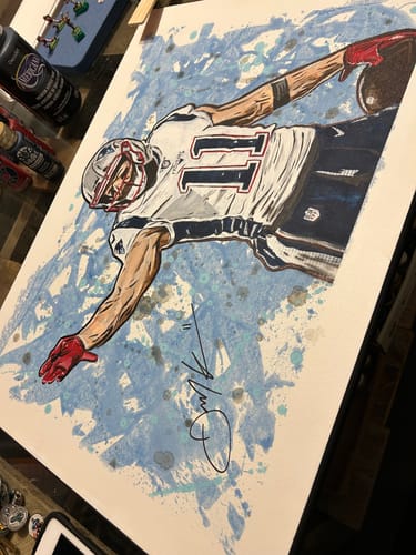 Customer photo review of Julian Edelman Autograph Signing
