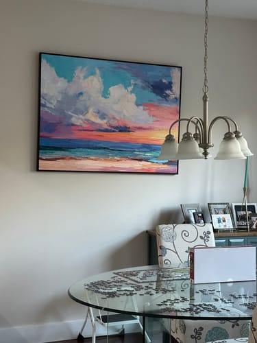 Customer photo review of Landscape Canvas Art #LA017
