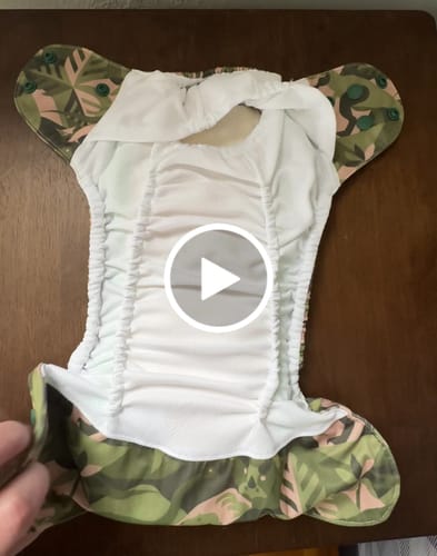 Customer video review of Luxe Pocket Cloth Diaper with Dual Inner Gussets and Athletic Wicking Jersey