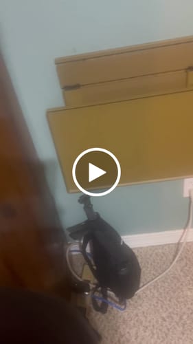 Customer video review of Wall Rack System - Folding Workbench