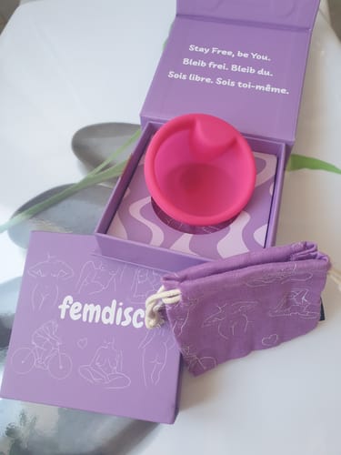 Customer photo review of 🎁 femdisc disque menstruel jetable (100% off)