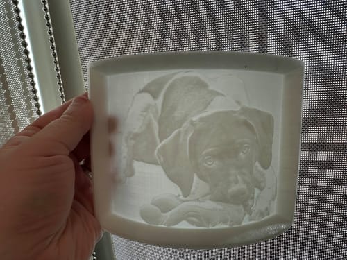 Customer photo review of Cloudy White PETG Filament 1.75mm 1kg