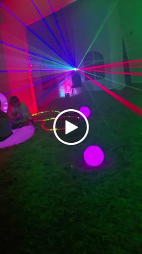 Customer video review of RaveLight™ UPGRADED 15-Eye Laser Party Light