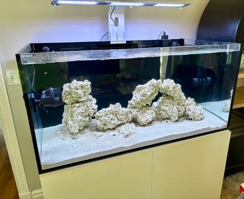 undefined review of Fiji Cube 108 Gallon Rimless EXT Glass Aquarium Tank Package image 1 out of 3