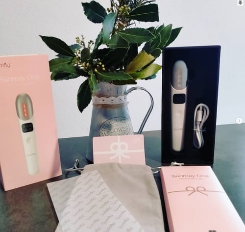 Customer photo review of Sunmay 3-in-1 Eye Face Massager