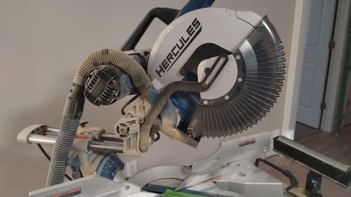 Customer photo review of Hercules 12" Sliding Compound Miter Saw Dust Collection