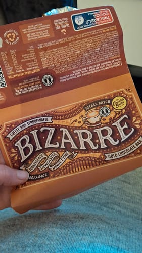 Customer photo review of Coffee and Stroopwafel Bizarre Bar 195g