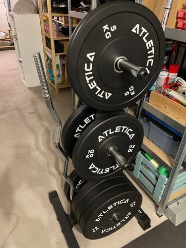 Customer photo review of Bumper Plates Set | 90 kg