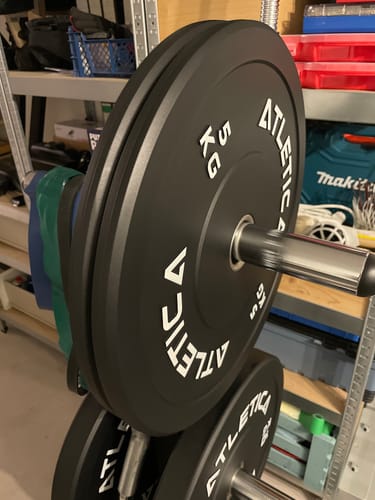 Customer photo review of Bumper Plates | Paar