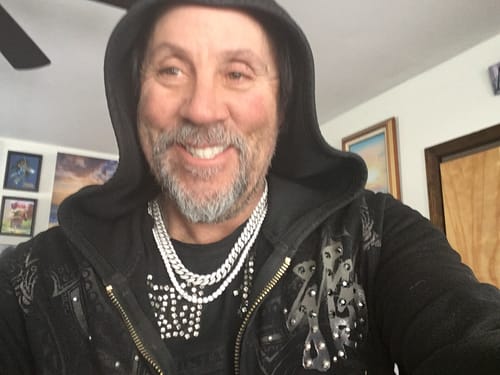 Customer photo review of S925 Moissanite Diamond Cuban Link Chain in White Gold - 10mm