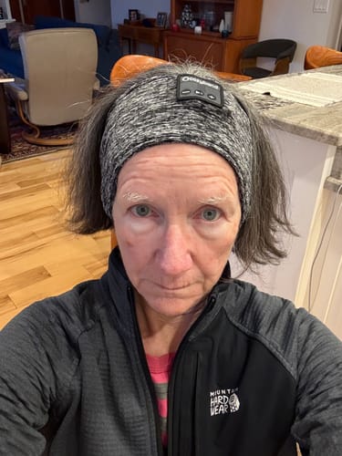 Customer photo review of CozyBand Wireless Headphones