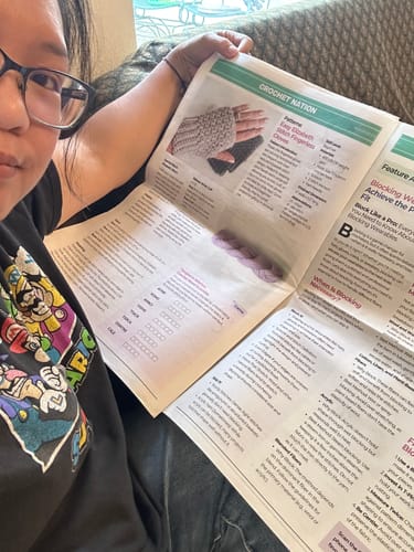 Customer photo review of Crochet Nation • 1-Issue-a-Month Subscription Plan *