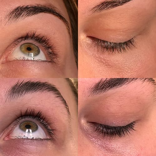Customer photo review of LASH SERUM