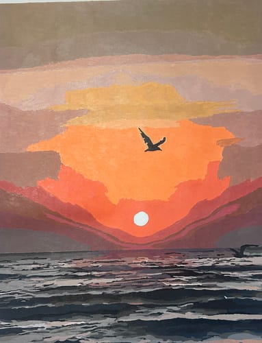 Customer photo review of Custom Paint By Numbers Kit