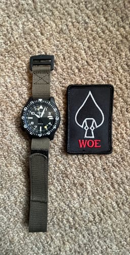 Customer photo review of PVD Glomar Explorer - Hook & Loop Strap - Black